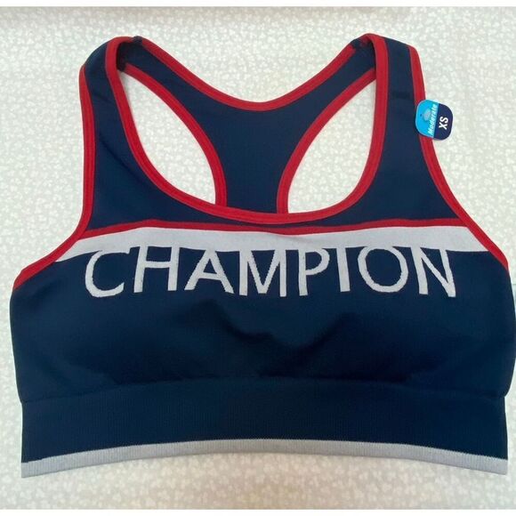Champion Women's XSMALL Sports Bra with Graphic - Picture 1 of 5